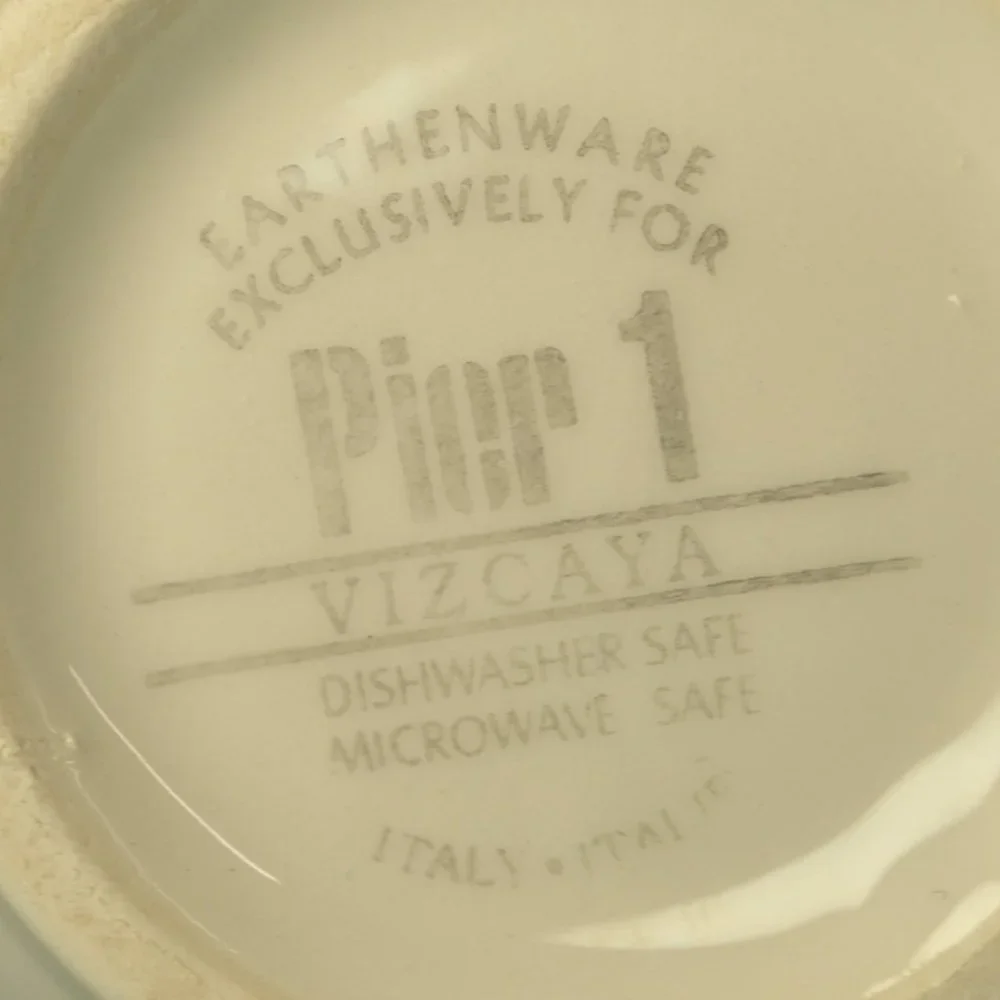 *BOGO mugs* 14 oz mug pier 1 floral vizcaya (w1540)